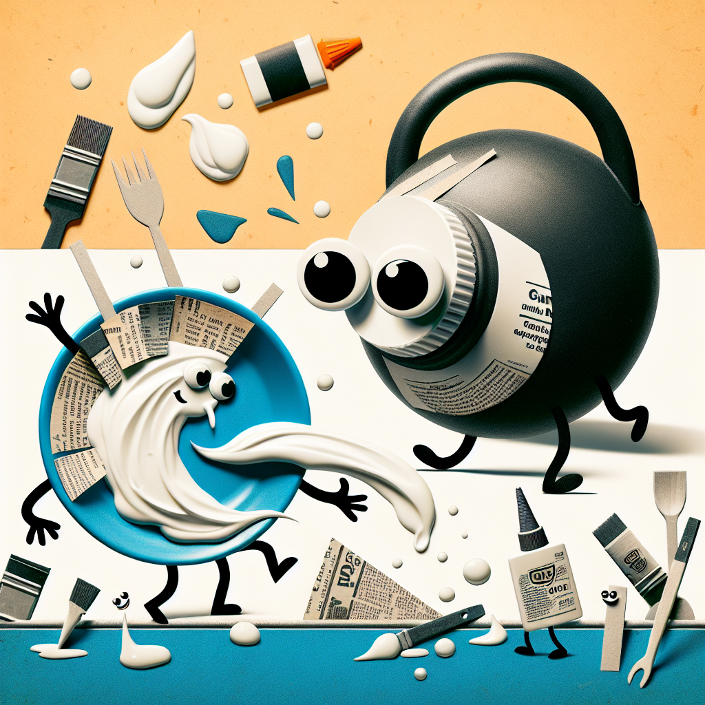 Tanz der klebrigen Teller