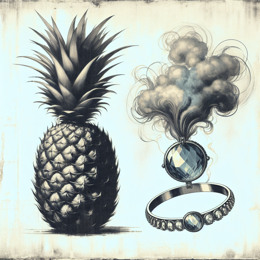 Dunstiger Ananas-Tanzzirkel