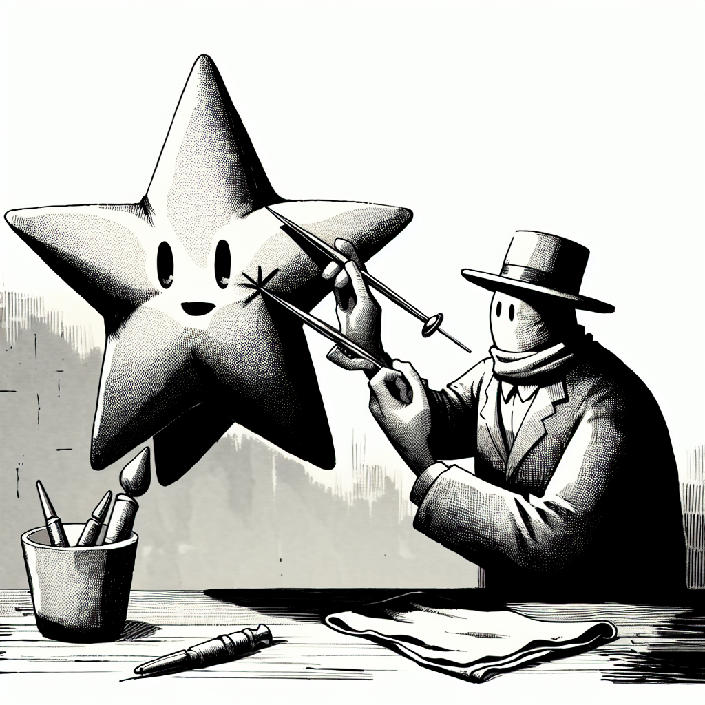 Sternchen mit Halstuchstanz