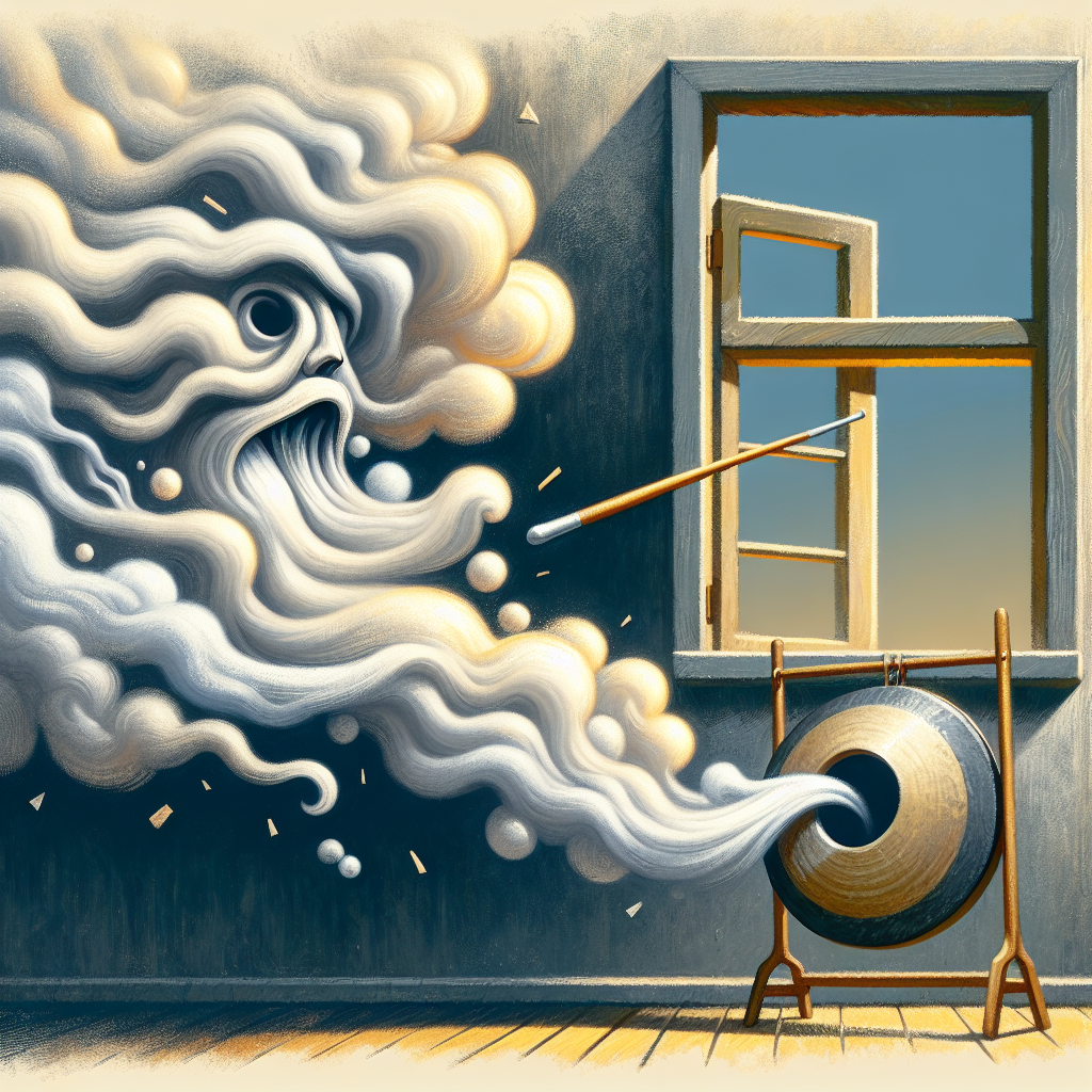 Dampfwolken im Gongswing