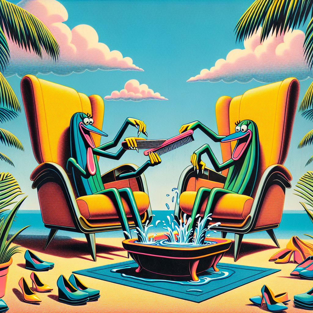 Wilde Maniküren im Kokos-Lekkerland