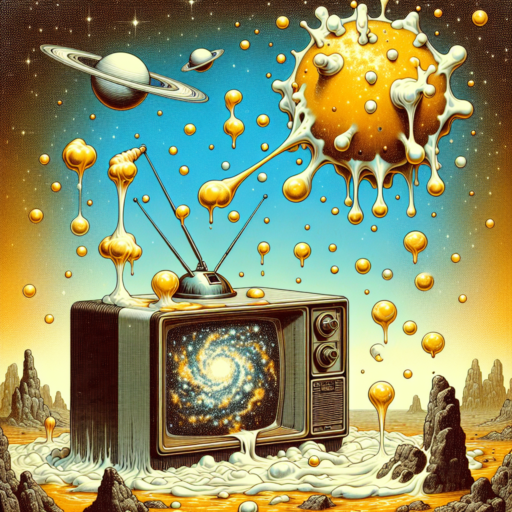 Schaumgeborene Fernsehumarmung