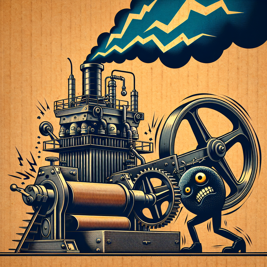 Kraftwerks-Wutpresse im Obststurm