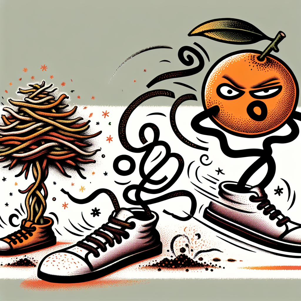 Schnürsenkelgalopp im Zitruschaos