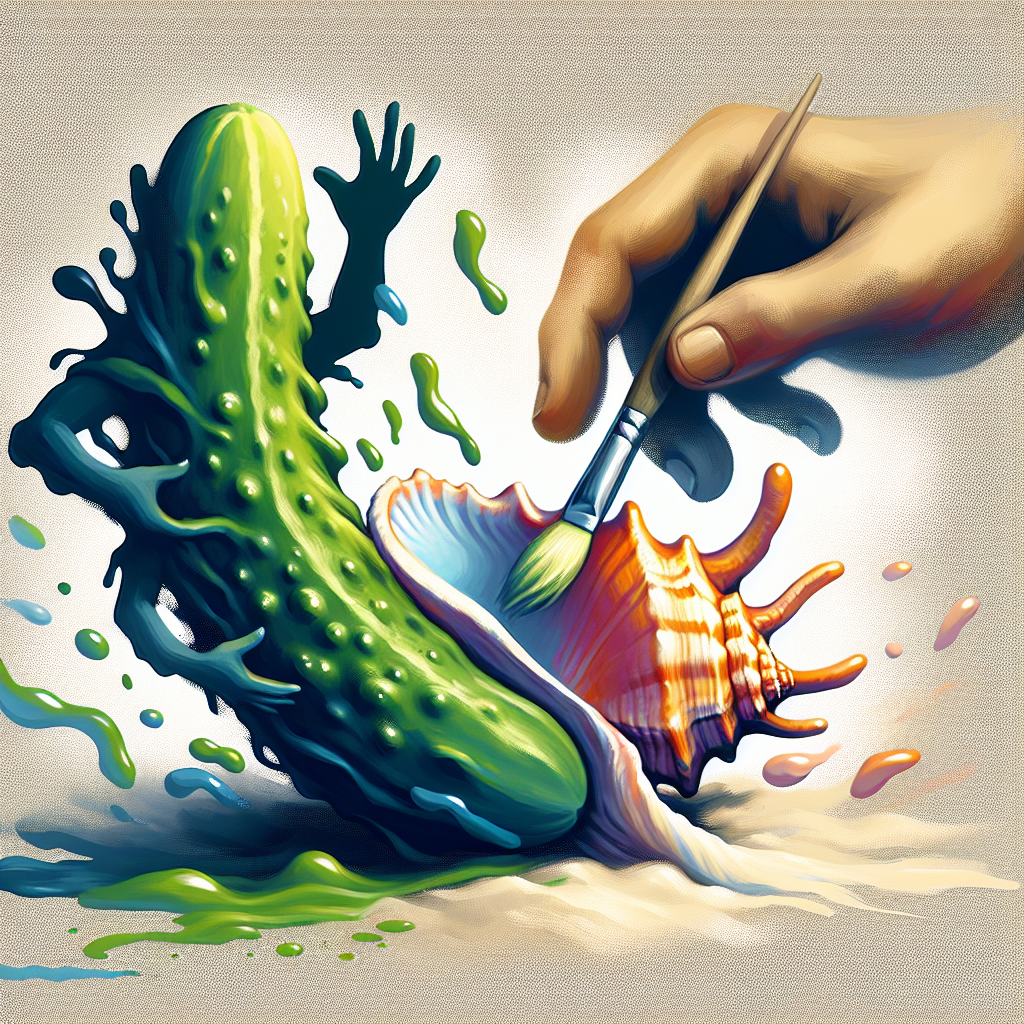 Gurkenmuschel im Zartweichkampf