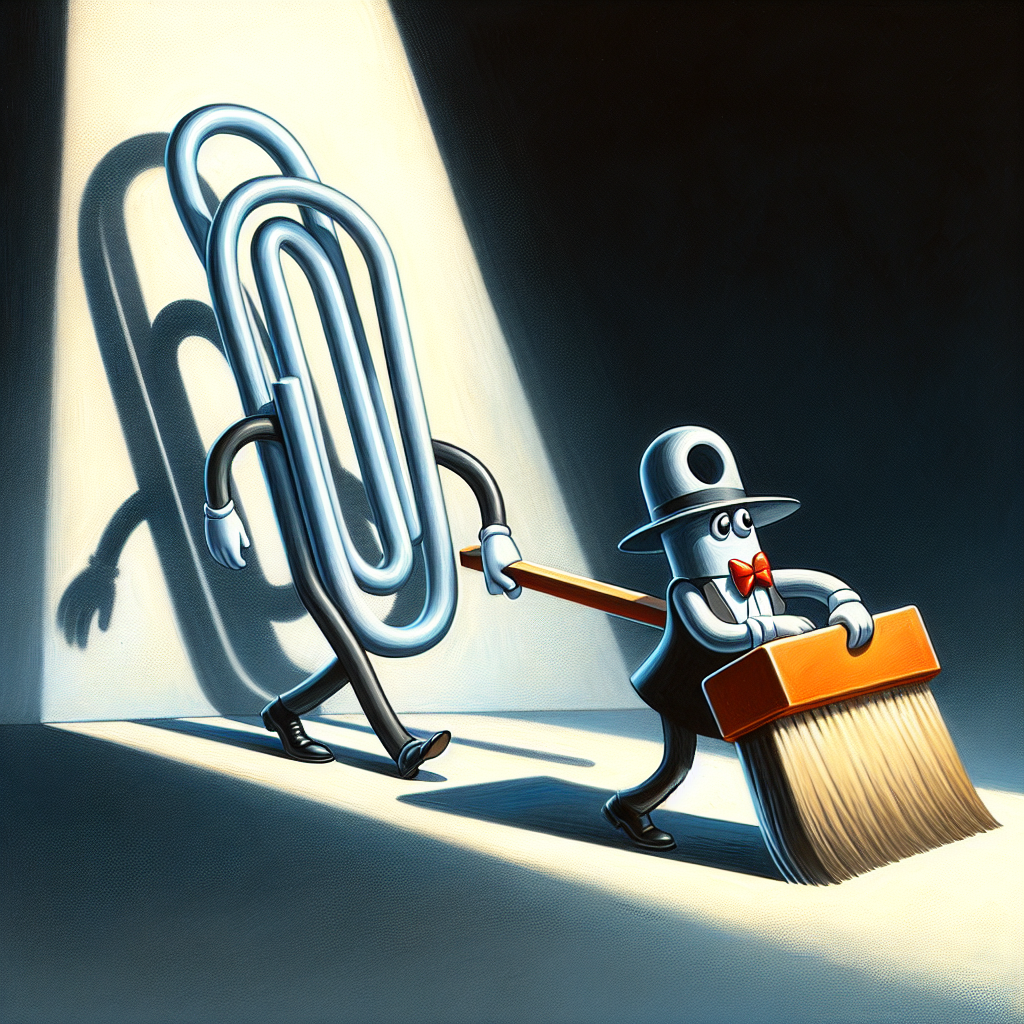 Staubwedel-Cha-Cha im Büro-Dschungel