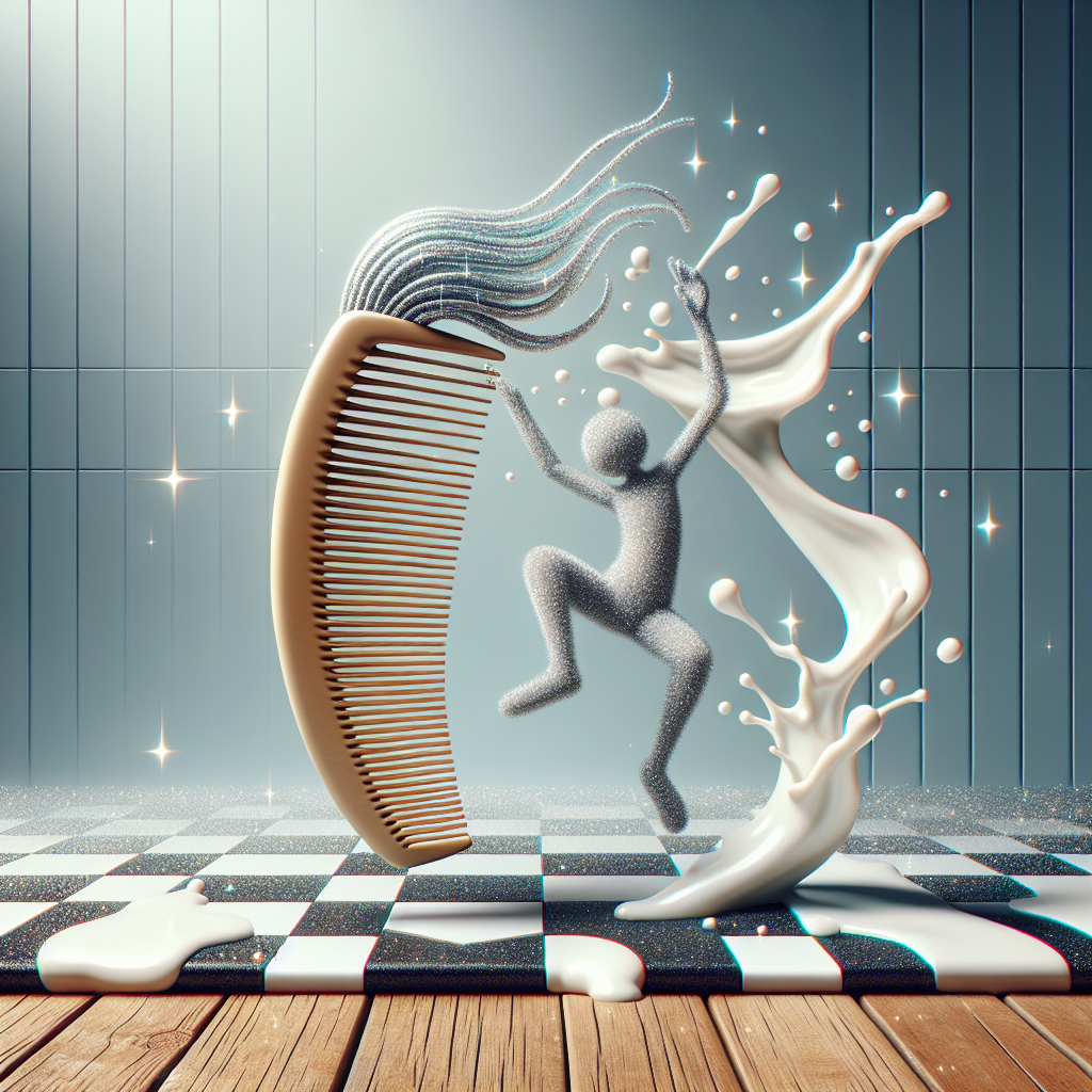 Tanzende Kämme im Milchglanz