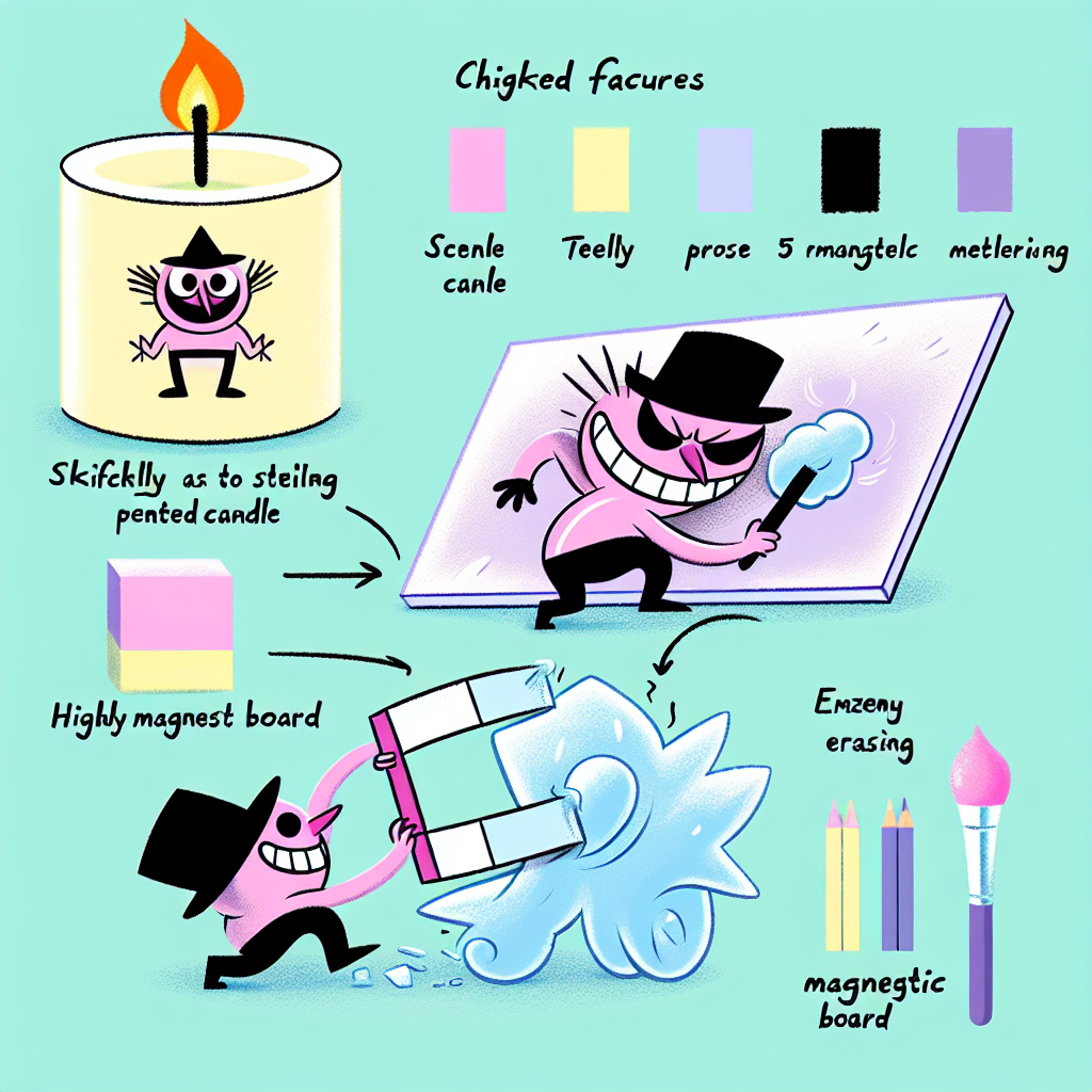 Kerzenklau im Farbmagnetland