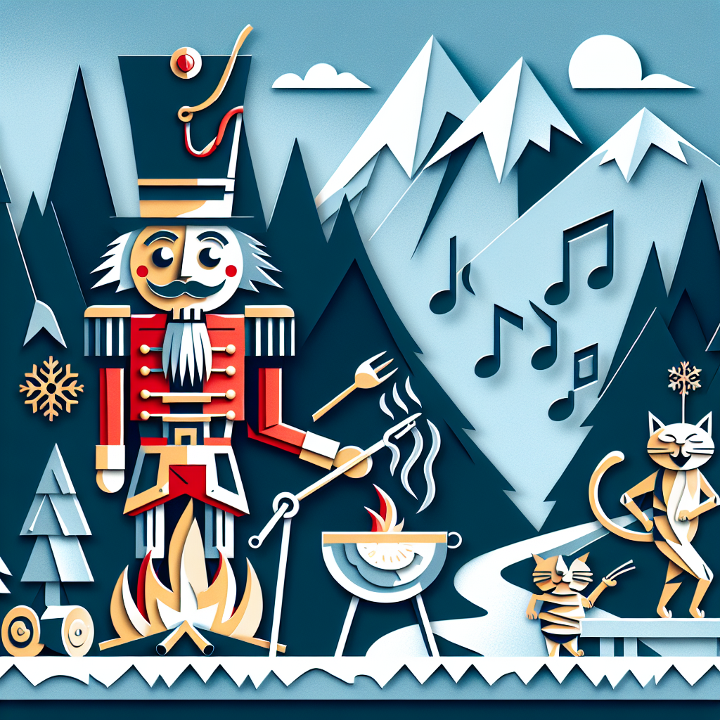 Melodie grillender Nussknackerwanderer
