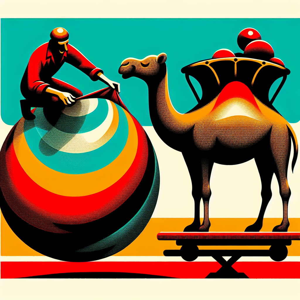 Kamelglanz und Hüpfballglück