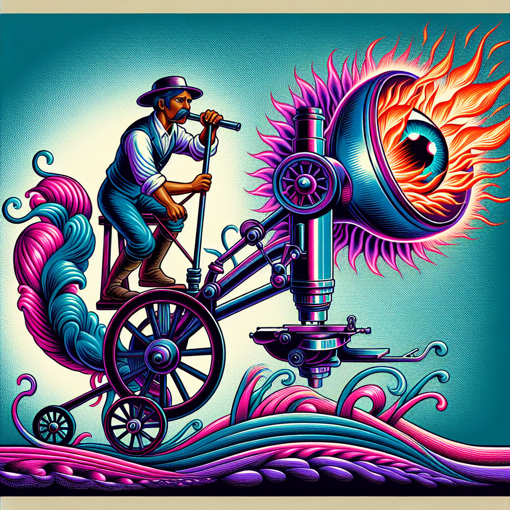 Flammenflug des Pflugmikroskops