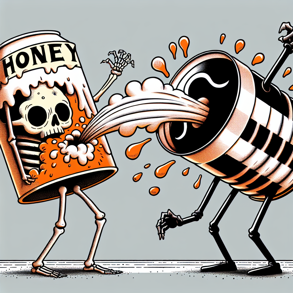 Tanzende Honigschlacht am Morgen