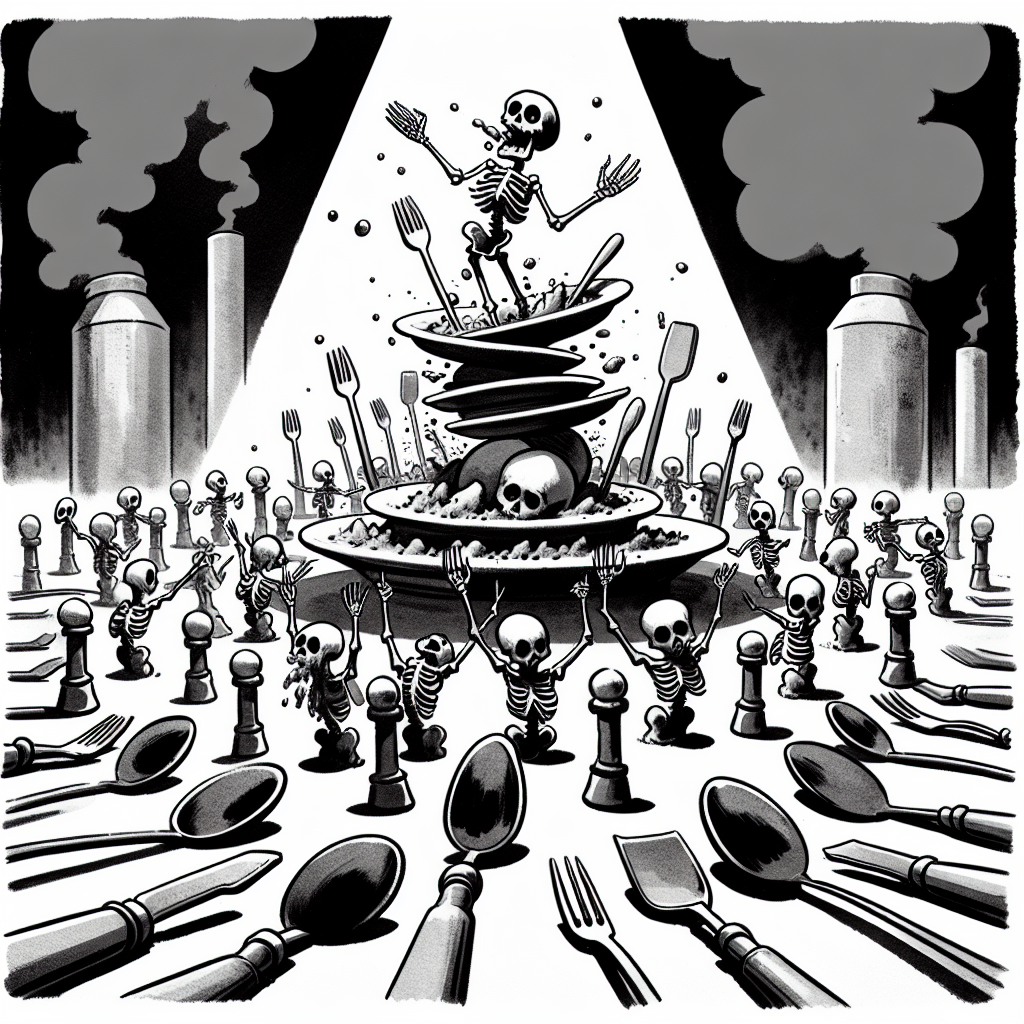 Kampf der morschen Gabelritter